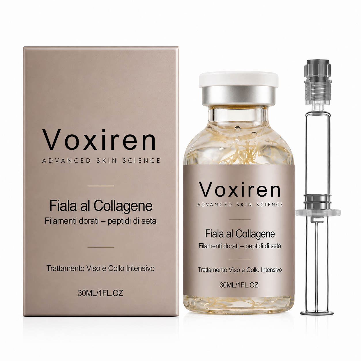 Voxiren Silk Peptide Firming Serum with Marine Collagen