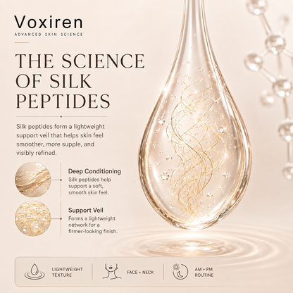 Voxiren Silk Peptide Firming Serum with Marine Collagen