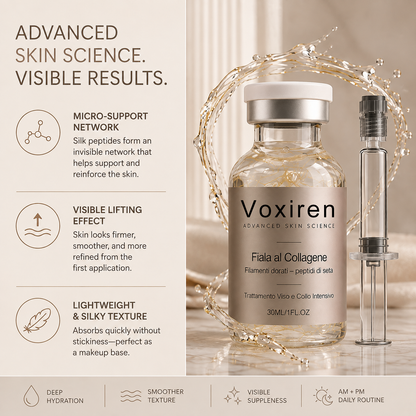 Voxiren Silk Peptide Firming Serum with Marine Collagen