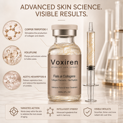Voxiren Silk Peptide Firming Serum with Marine Collagen