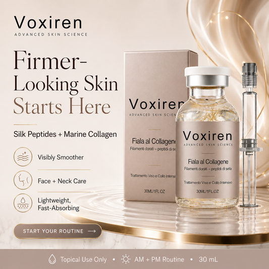 Voxiren Silk Peptide Firming Serum with Marine Collagen