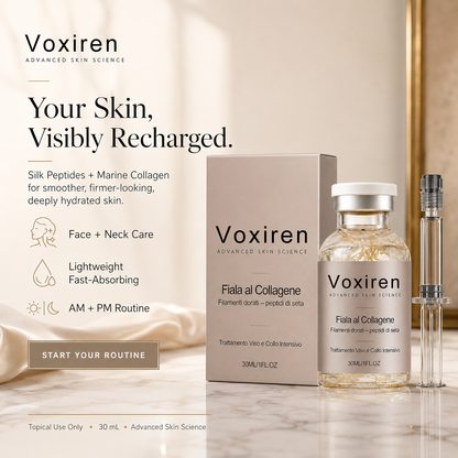 Voxiren Silk Peptide Firming Serum with Marine Collagen
