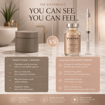 Voxiren Silk Peptide Firming Serum with Marine Collagen