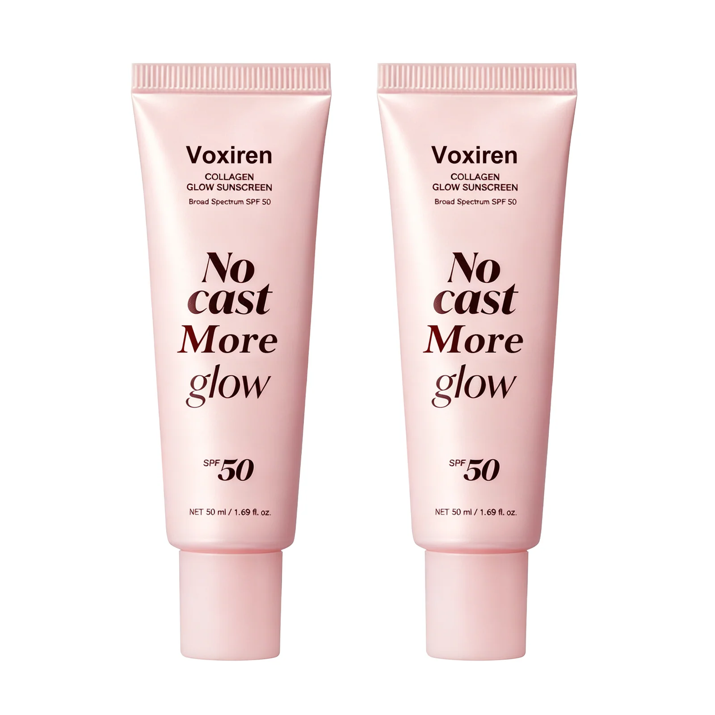 Voxiren Lightweight SPF 50 Broad Spectrum Face Sunscreen | Daily Hydrating Formula with Peptides & Cica